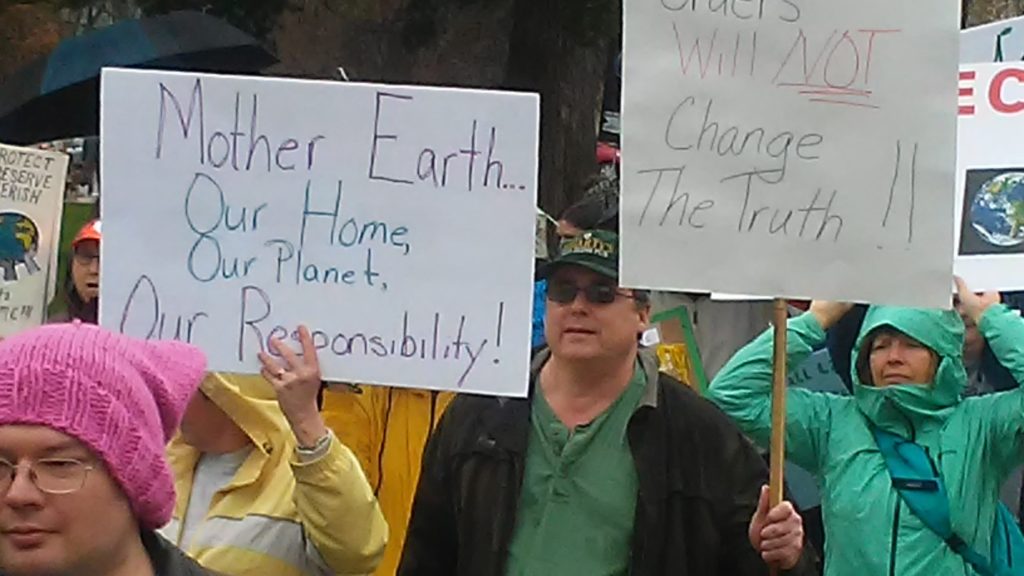 People's Climate March Activists at Bronson Park